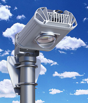 Крепление на парковый столб